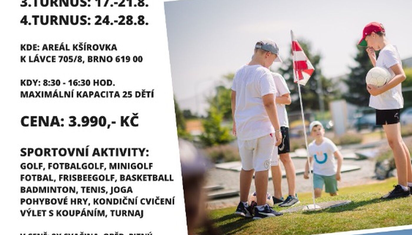 Příměstský sportovní tábor s Lenkou 2026